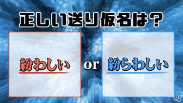 まぎらわしい2択クイズ6
