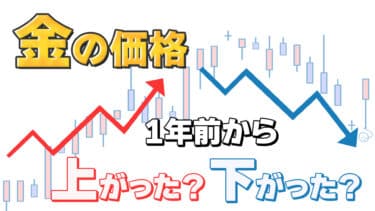1年前から…上がった？下がった？